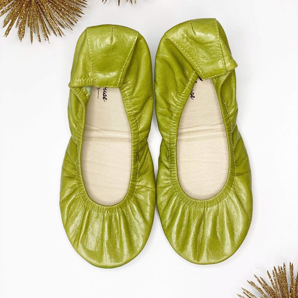 Storehouse Flats Avocado Oil Tanned Leather Flats Foldable Flats